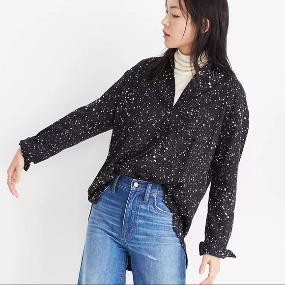 Madewell Tops - Madewell Oversized Ex-Boyfriend Star Print Shirt